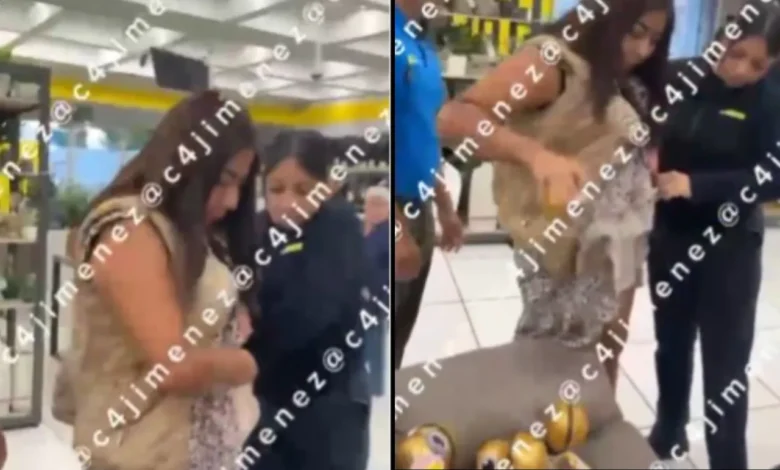 Sorprenden a mujer robando juguetes en Coppel 1