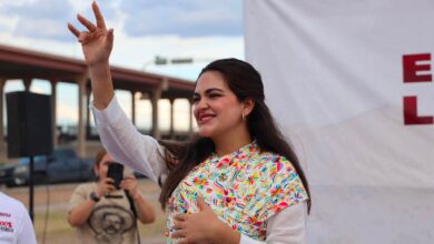 La senadora retomó sus actividades públicas tras convertirse en madre, encabezando un evento junto a vecinos de la colonia Carlos Chavira Becerra.