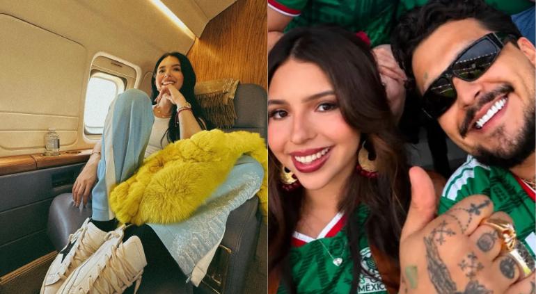 La cantante fue señalada en redes sociales tras festejar la victoria del Tri junto a Christian Nodal durante el partido ante Ecuador.