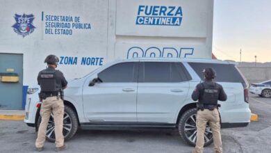 La camioneta modelo 2023 fue localizada mediante una alerta de la Plataforma Centinela y quedó a disposición del Ministerio Público.