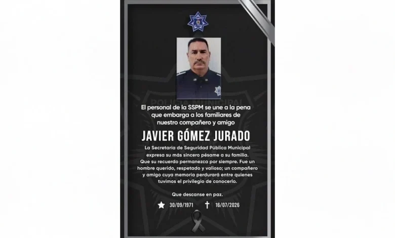 Lamenta SSPM muerte de agente por enfermedad