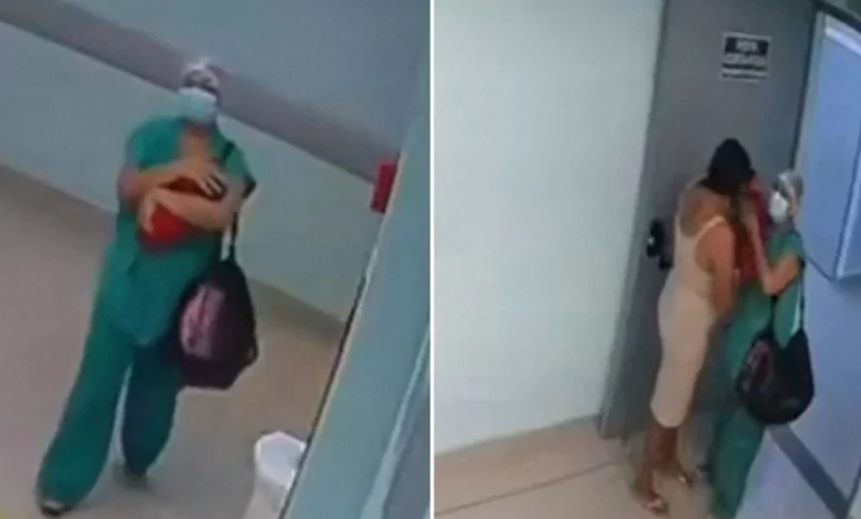 Enfermera finge embarazo para robar a un bebé