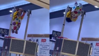 Causa terr0r El payasito de la relojería tras incendio en Río Grande Mall 71