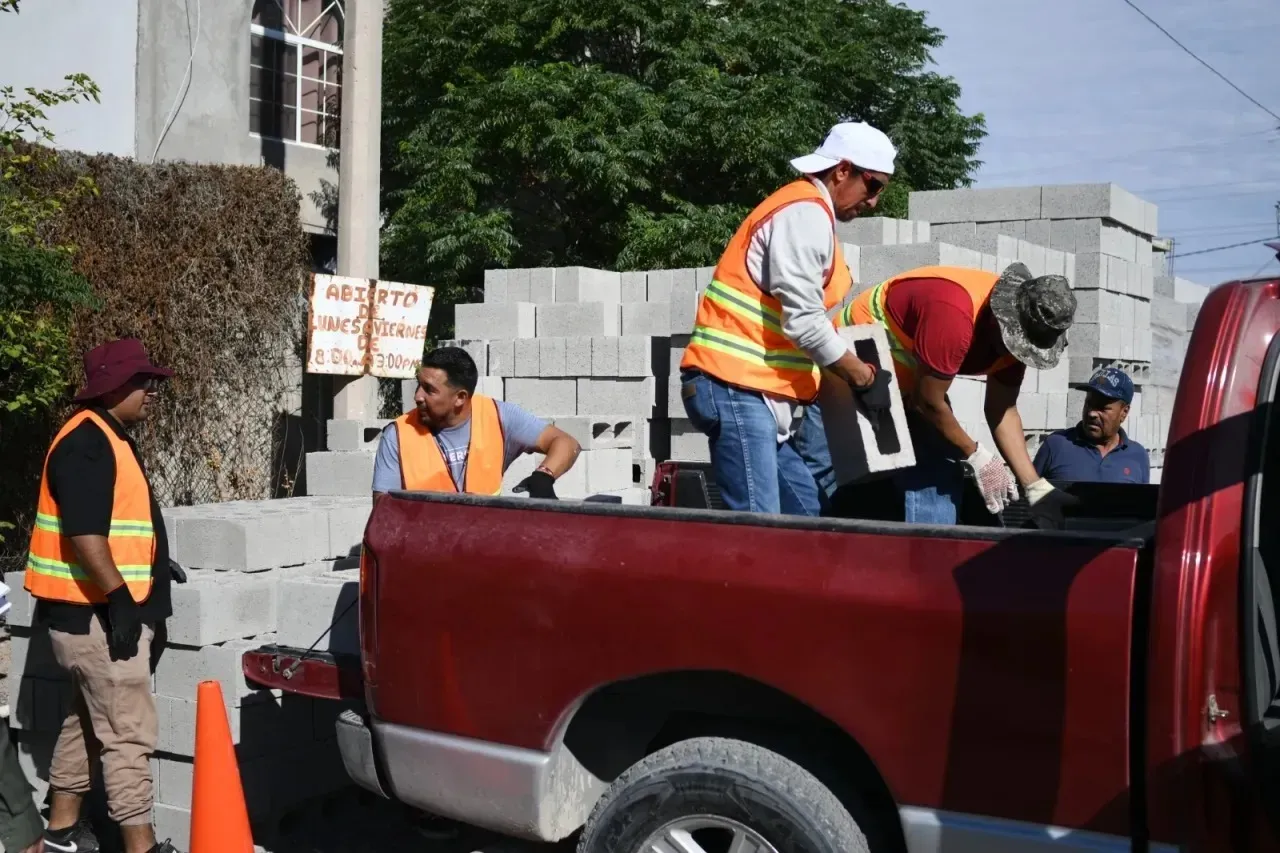 Ya hay material de construcción gratis en Municipio; así puedes pedirlo