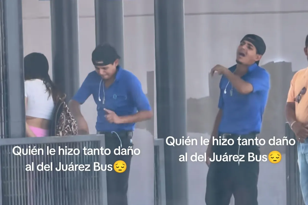 El trabajador fue captado interpretando un éxito de Montez de Durango en la estación Durango; el video ya suma miles de reproducciones y comentarios positivos.