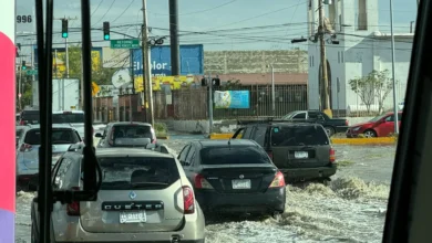 Lluvias generan inundaciones y severo congestionamiento