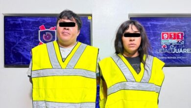 Ricardo E. C. y Karina A. D. fueron arrestados dentro de un domicilio asegurado en el cruce de Privada Pez Martillo y Pez Luna.