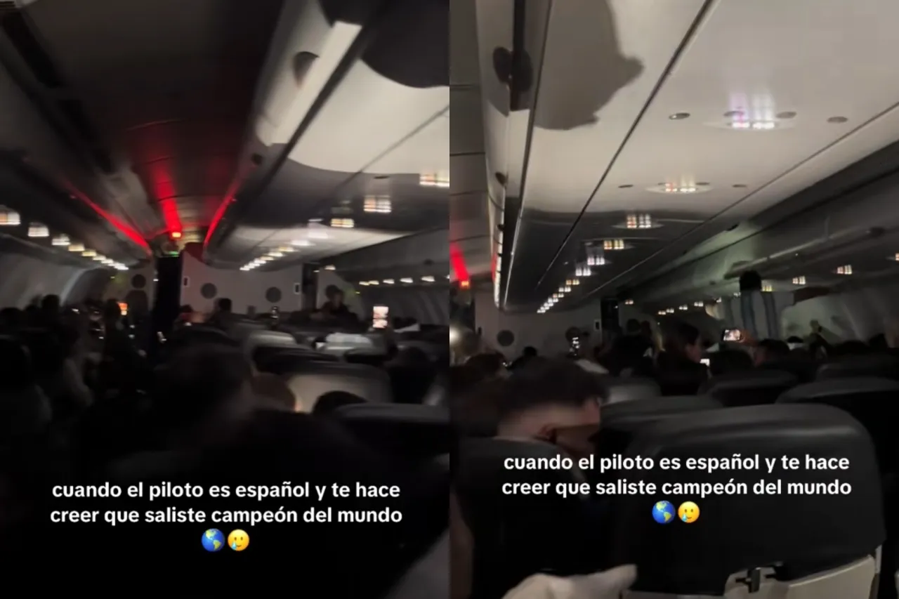 El capitán de un vuelo sorprendió a los viajeros con un anuncio que desató la euforia dentro del avión, pero segundos después todos descubrieron que se trataba de una ingeniosa broma.
