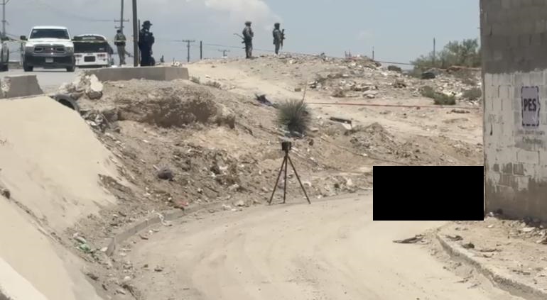 Tiran encobijado en Portal del Roble 1