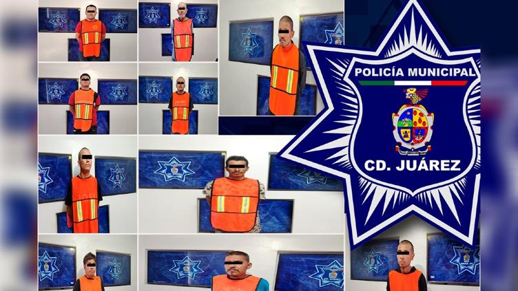 Detienen a 10 hombres con órdenes de aprehensión vigentes en Ciudad Juárez 1