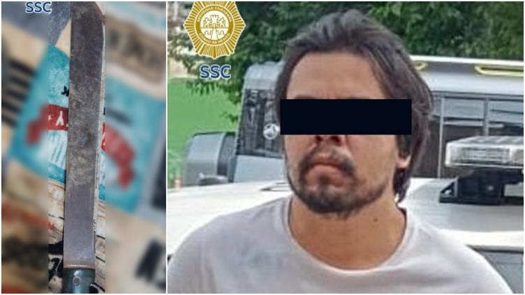 El presunto responsable fue sorprendido por policías cuando intentaba introducir restos humanos en una hielera dentro de una vivienda de la alcaldía Álvaro Obregón.