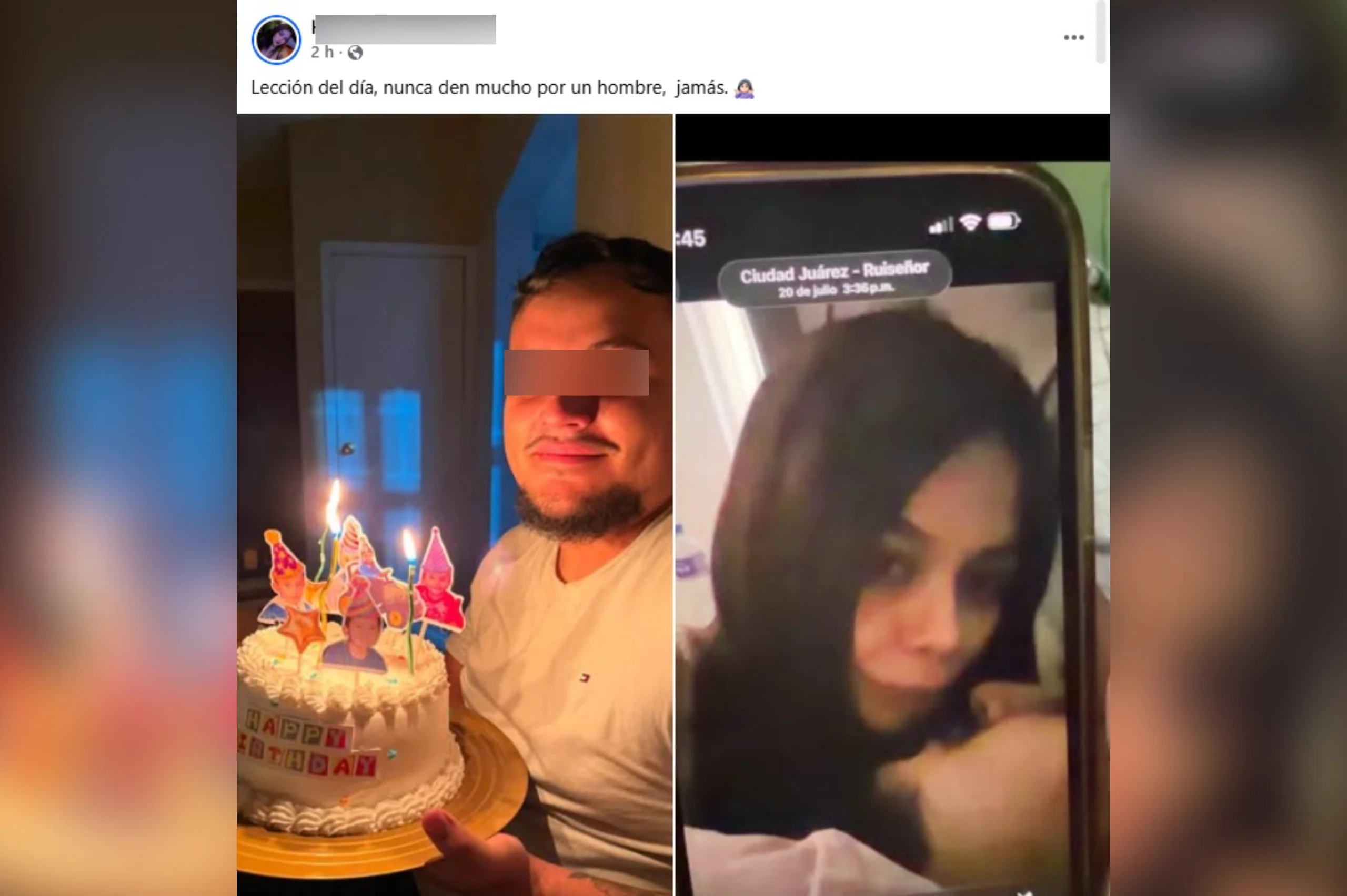 Juarense exhibe presunta infidelidad de su novio con una influencer 2
