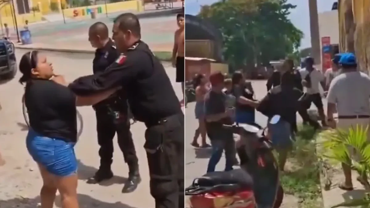 Policías de Izamal involucrados en una riña durante un llamado en Sitilpech, Yucatán
