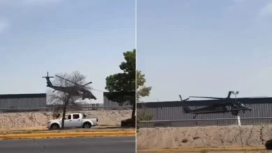 Helicóptero de EU desciende sobre el bordo del río Bravo y sorprende a juarenses 2 Helicóptero estadounidense vuela a baja altura sobre el bordo del río Bravo en Ciudad Juárez