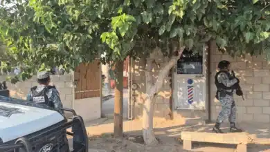 Localizan cartulina con amenazas en colonia Las Almeras 5 Cruce donde fue localizada una cartulina con amenazas en la colonia Las Almeras de Ciudad Juárez