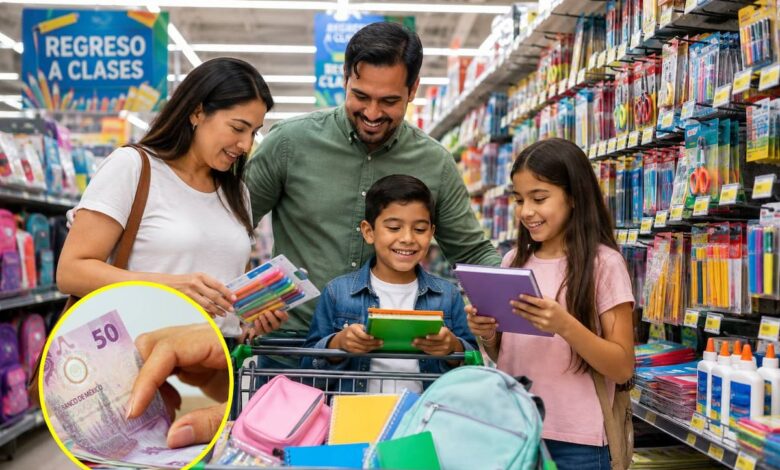 Lista de útiles 2026-2027 costará hasta 1,094 pesos según el grado escolar 1 Útiles escolares para estudiantes de primaria y secundaria durante el ciclo 2026-2027