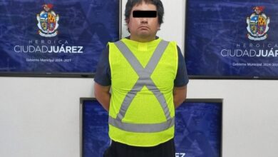 Con espada samurái, amputa brazo a su vecino 3 Operativo de la Policía Municipal por una riña en Parajes de Oriente, Ciudad Juárez