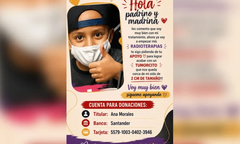 Leo, de 4 años, busca padrinos para seguir su lucha contra el cáncer 1 Leo Morales, niño de 4 años que necesita apoyo para continuar sus radioterapias