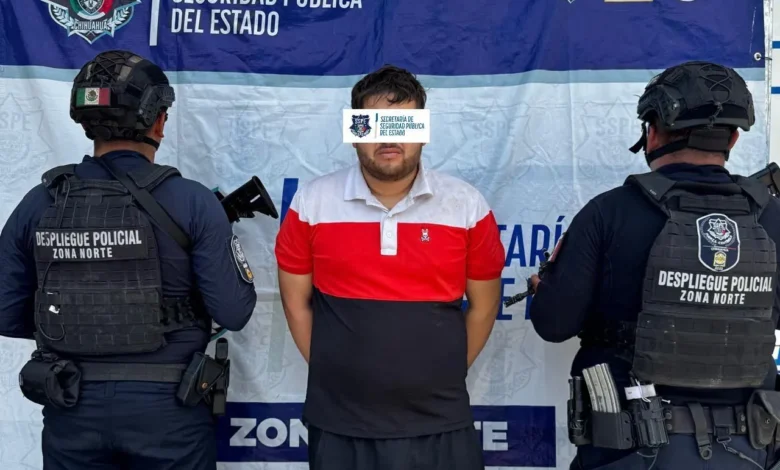 Detienen a ‘El Fantasma’, señalado como líd3r de una célula cr1m1n4l 1 Detención de El Fantasma por agentes de la SSPE en Aldama, Chihuahua