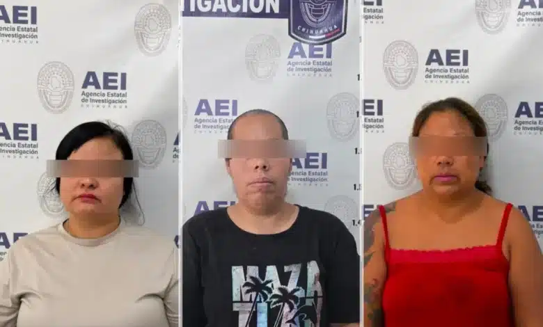 Caen tres mujeres por extorsión agravada en Ciudad Juárez 1 Operativo de la Fiscalía tras la detención de tres mujeres por presunta extorsión agravada en Ciudad Juárez