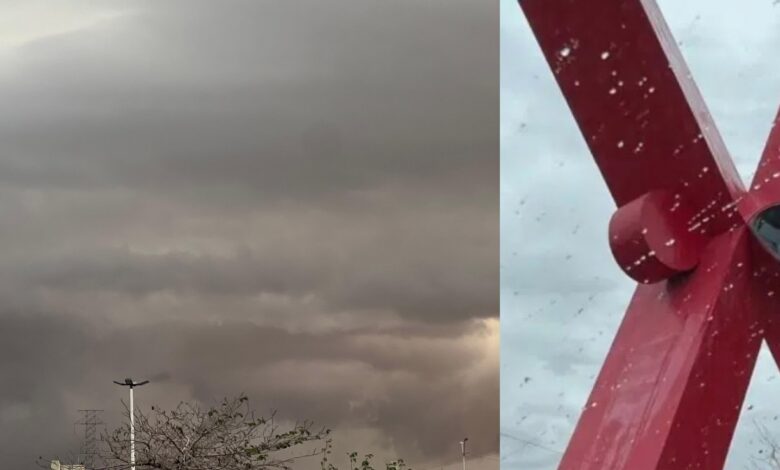 Fuerte lluvia azota a Ciudad Juárez 1