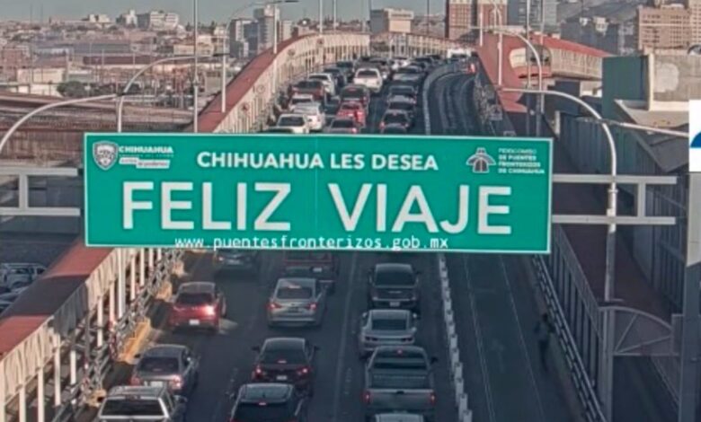Largas filas hasta más de una hora para cruzar a El Paso 1