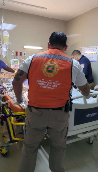 Trasladan a Chihuahua a hombre her1d0 por expl0s1ón de tanque de gas 2