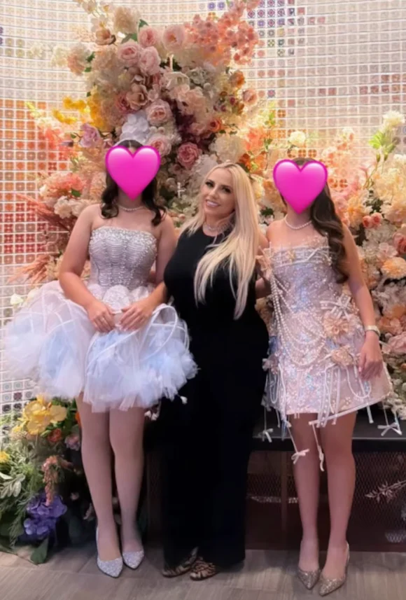 Hijas de Emma Coronel y “El Chapo” cumplieron XV años con vestidos de April Black Diamond 2