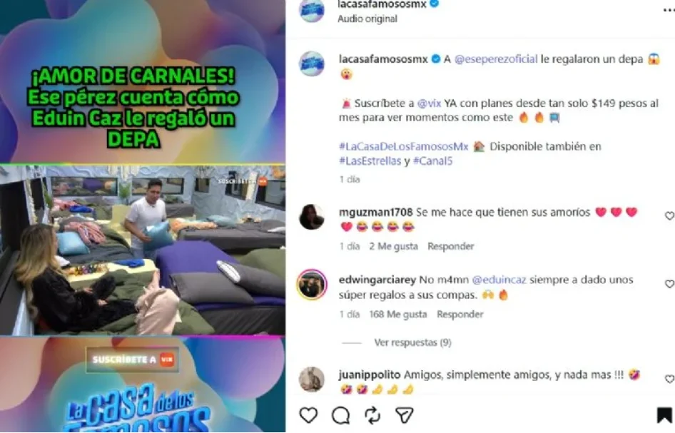 Ese Pérez confiesa en La Casa de los Famosos México cómo Eduin Caz le regaló un departamento 2