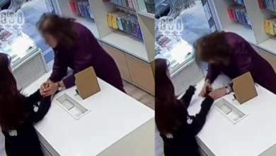 VIDEO: Mujer se hace la poseída para no pagar 1 VIDEO: Clienta causa conmoción en tienda de celulares por extraño comportamiento