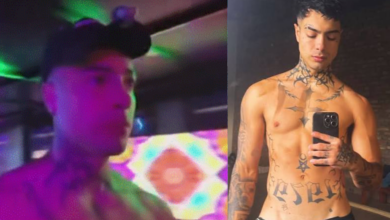 Hombre toca a Naim Darrechi y este lo g0lp3a 2 El influencer respondió con una patada y un puñetazo después del contacto; el fragmento de la transmisión comenzó a circular en redes sociales.