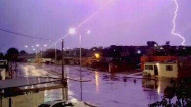 Noche de tormenta eléctrica en Ciudad Juárez 4 Fotografía: Emanuel Gutiérrez