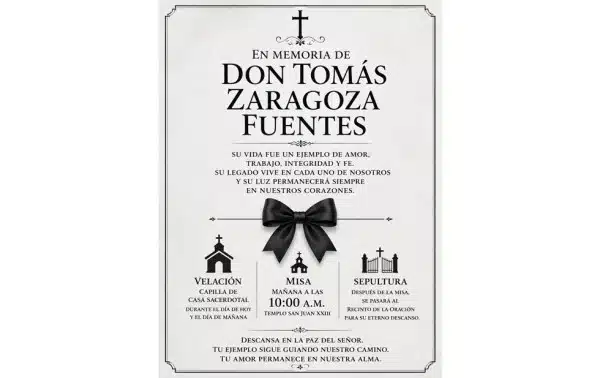 Muere Tomás Zaragoza Fuentes, empresario juarense 1