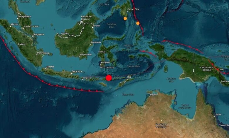 Sismo de magnitud 7.7 sacude Indonesia y se percibe en Australia 1