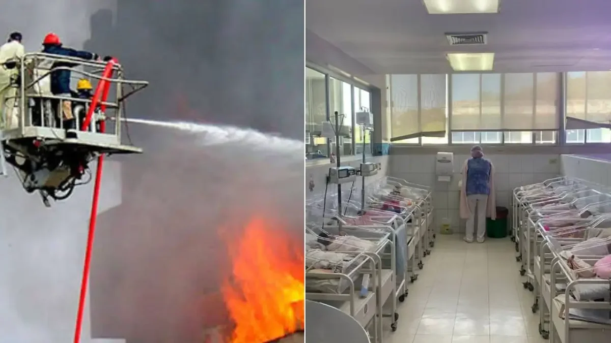 Tragedia: 14 bebés recién nacidos mueren durante incendio en hospital