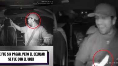 Es su “propina” por querer r0b4r: pasajero de Uber se baja sin pagar y olvida su celular 2 Pasajero de Uber baja del vehículo antes de olvidar su celular