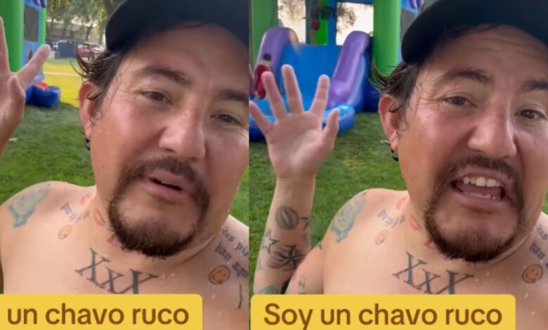 “Yo no sabía que debía estar morro para divertirme”: hombre renta un inflable para él y su familia y se vuelve viral 1 Hombre adulto se divierte en un inflable rentado para compartir con su familia