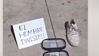 VIDEO: “El Hombre Invisible”, la nueva e ingeniosa forma de pedir dinero en México 2