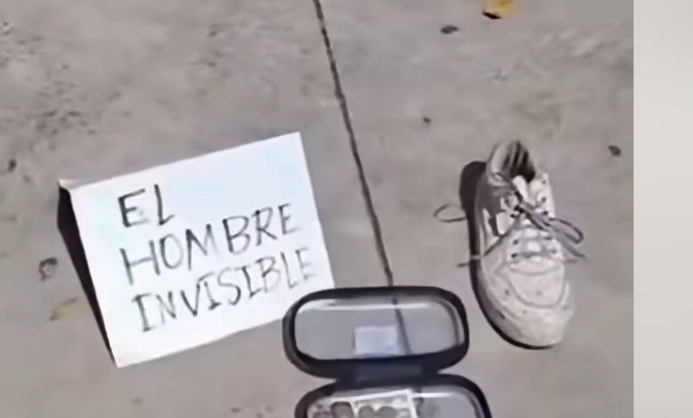 VIDEO: “El Hombre Invisible”, la nueva e ingeniosa forma de pedir dinero en México 1