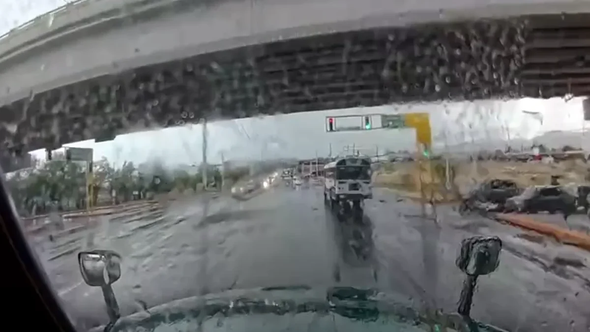 Así fue el choque con el tren