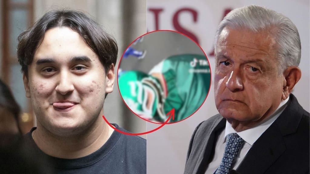 Supuesto video de Jesús Ernesto disfrazado de luchador durante el Mundial