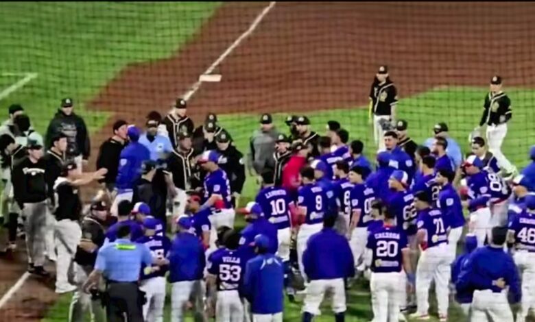 Sancionan a ocho peloteros tras aparatosa riña en la Liga Estatal de Béisbol de Chihuahua 1