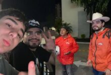 Alejandro Fierro y César Gastélum antes del ataque ocurrido en Culiacán