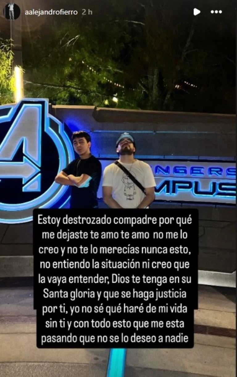 Amigo de César Gastélum despide al creador de contenido tras at4qu3 en Culiacán 2