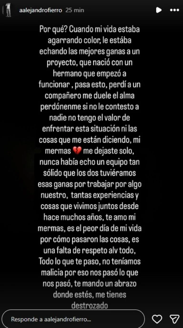 Amigo de César Gastélum despide al creador de contenido tras at4qu3 en Culiacán 3