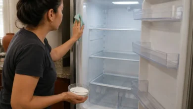 Cómo quitar el mal olor del refrigerador con bicarbonato 3