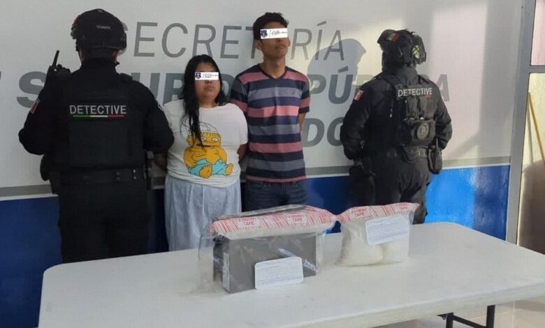 Operativo de la SSPE relacionado con el aseguramiento de kilo y medio de cristal en Ciudad Juárez
