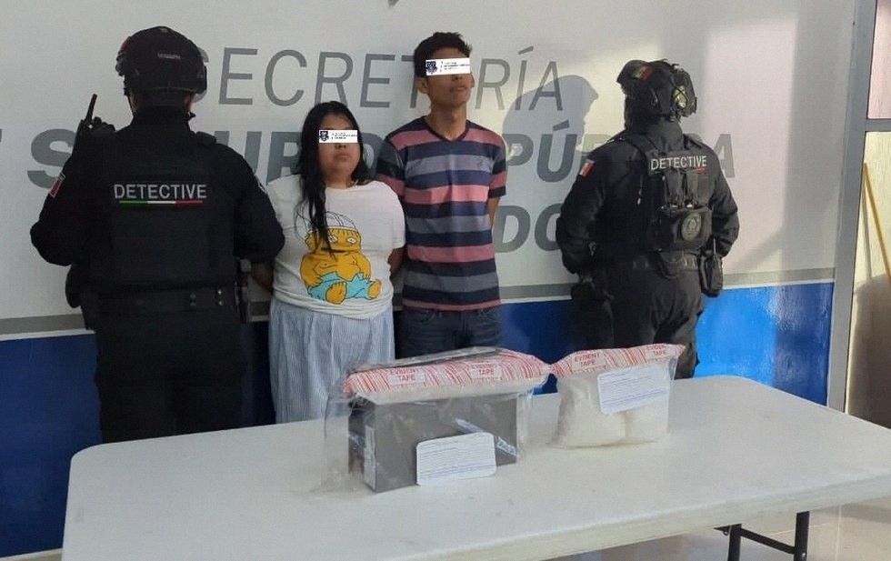 Operativo de la SSPE relacionado con el aseguramiento de kilo y medio de cristal en Ciudad Juárez