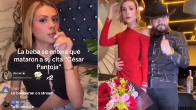La Beba la supuesta novia de César Gastélum se enteró de su mu3r3 en vivo 2 La Beba y César Gastélum en imágenes difundidas en redes sociales