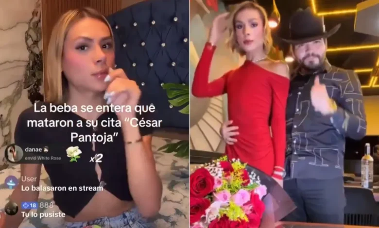 La Beba la supuesta novia de César Gastélum se enteró de su mu3r3 en vivo 1 La Beba y César Gastélum en imágenes difundidas en redes sociales